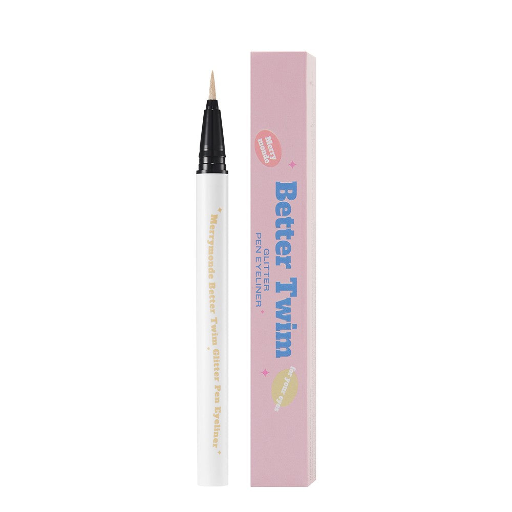 Merry Monde Better Twim Glitter Pen Eyeliner 03 #beige
