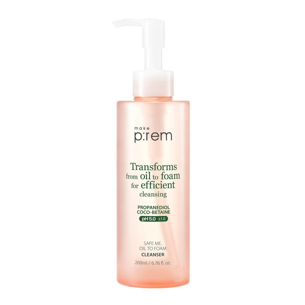 Makeprem Safe Me. Oil To Foam Cleanser_200ml