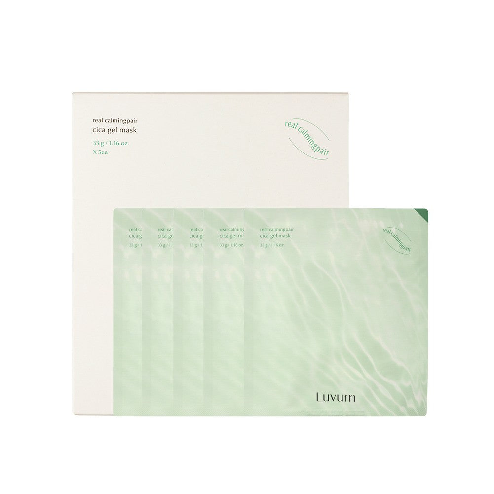 Luvum Real Calming Pair Cica Gel Mask 33g * 5p