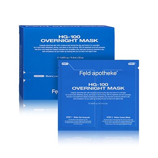 Feld Apotheke Hg100 Overnight Mask 20sheets 188ml