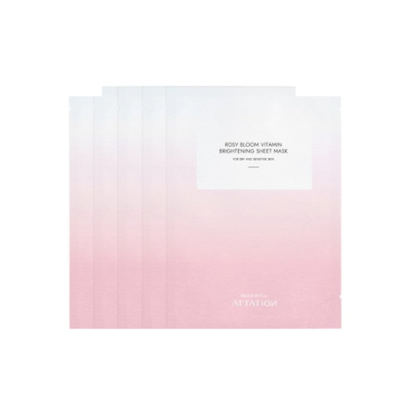 Attation Rosy Bloom Brightening Sheet Mask
