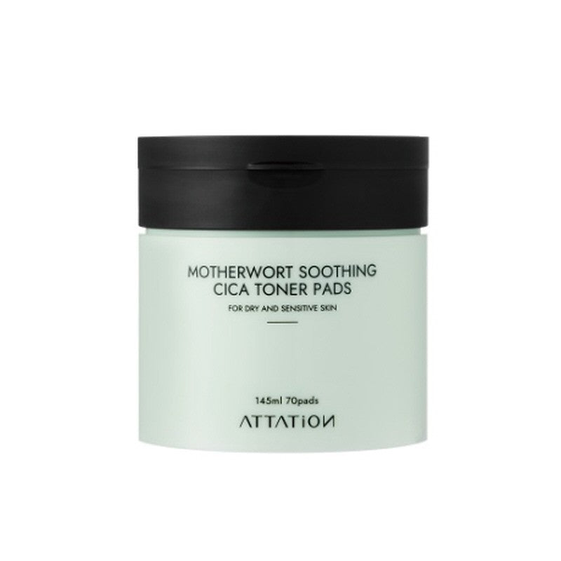 Attation Motherwort Soothing Cica Toner Pads