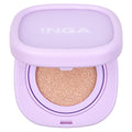Inga Natural Velvet Cover Cushion(19v Light Vanilla)