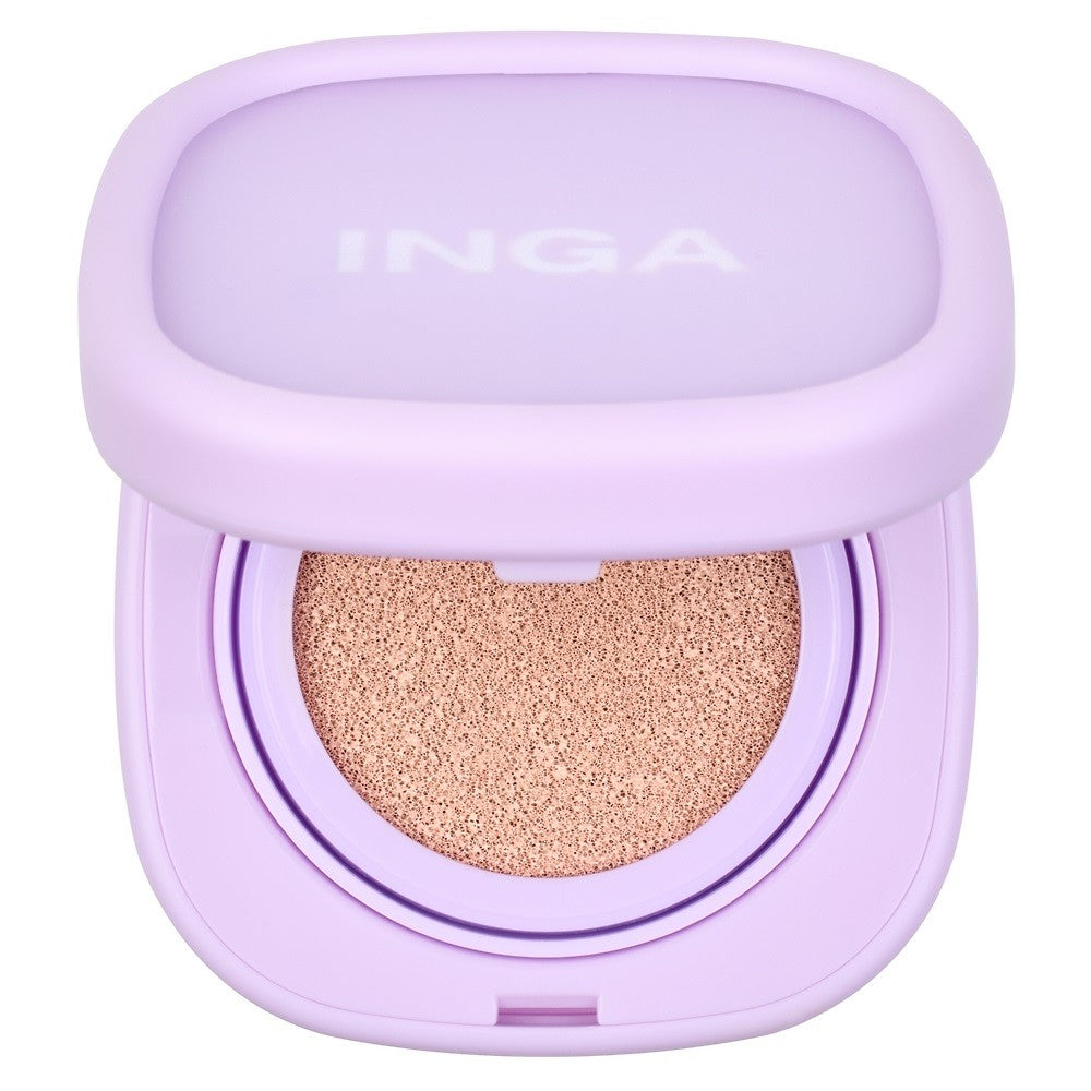 Inga Natural Velvet Cover Cushion(19v Light Vanilla)