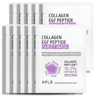Aplb 膠原蛋白 EGF 勝肽面膜 10 片裝