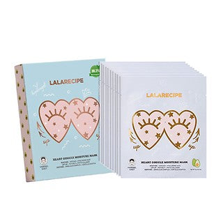 Lala Recipe 心型護目鏡保濕面膜 10片裝
