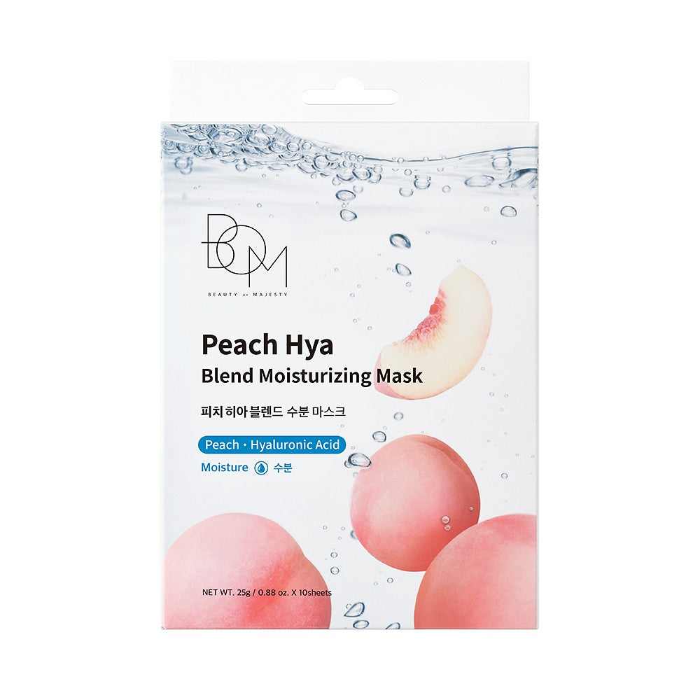 B.o.m Peach Hya Blend Moisturizing Mask